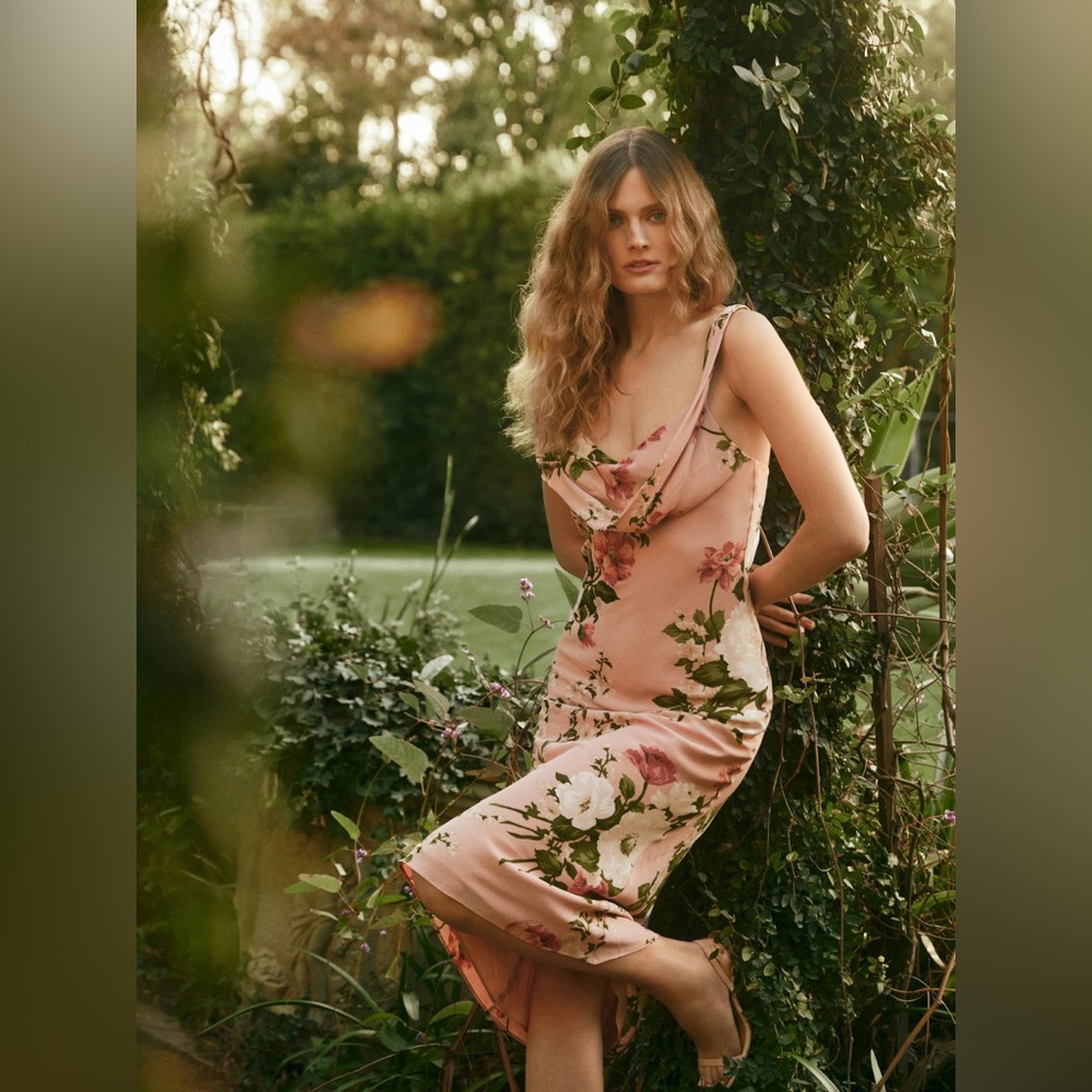 Reformation Floral Midi Dress